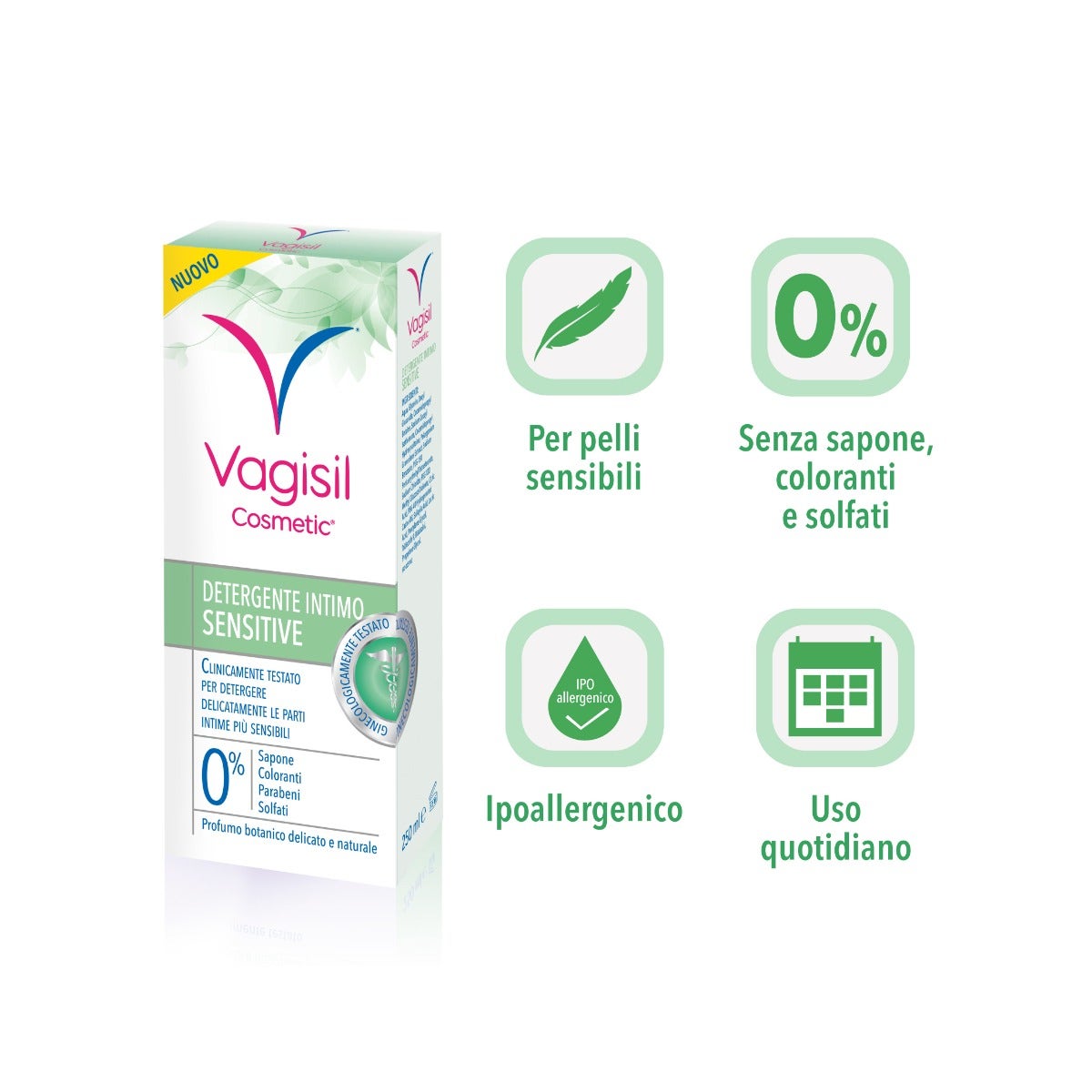 Vagisil Detergente Intimo Sensitive 250ml-6