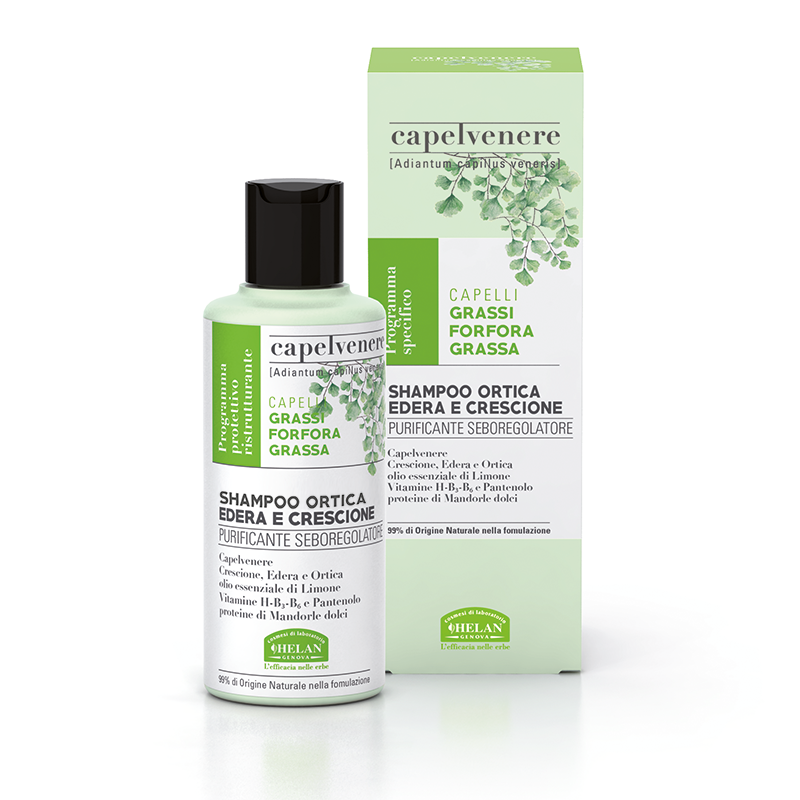 Helan Capelvenere Bio Shampoo Ortica Edera e Crescione 200ml-2
