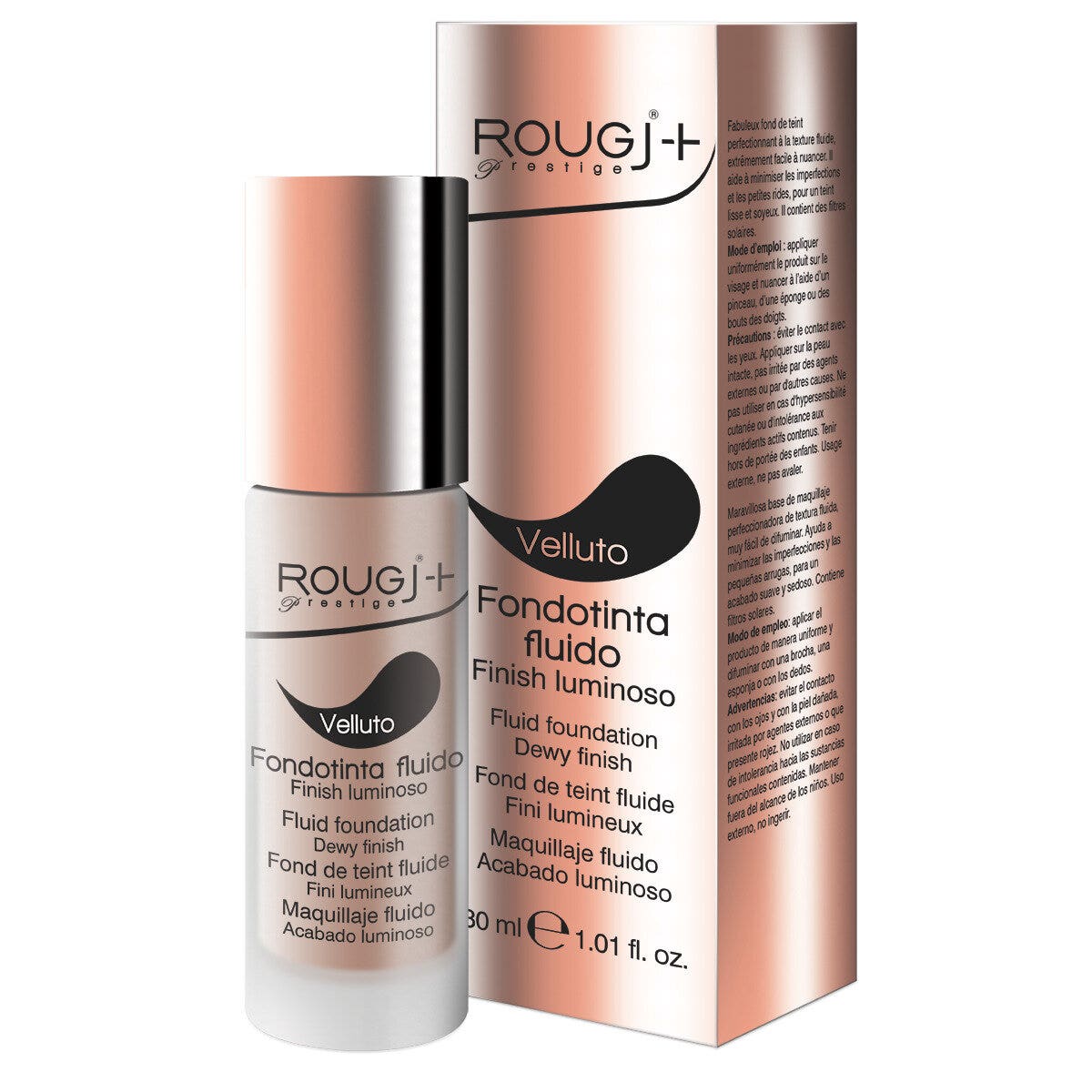 Rougj Prestige Fondotinta Fluido Velluto 05 Sun Touch 30ml-1