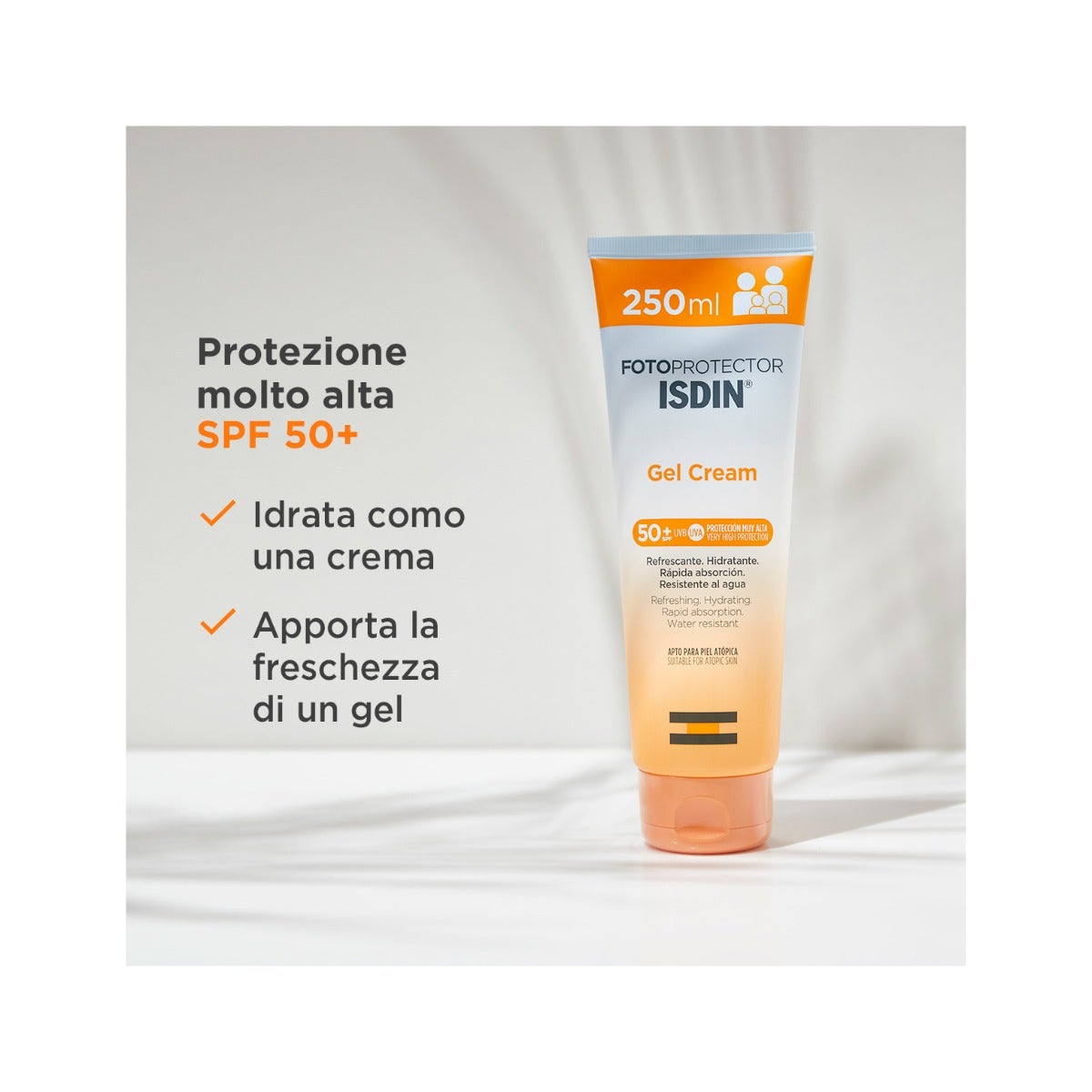 Isdin Fotoprotector SPF50+ Gel Crema Solare 250ml-3