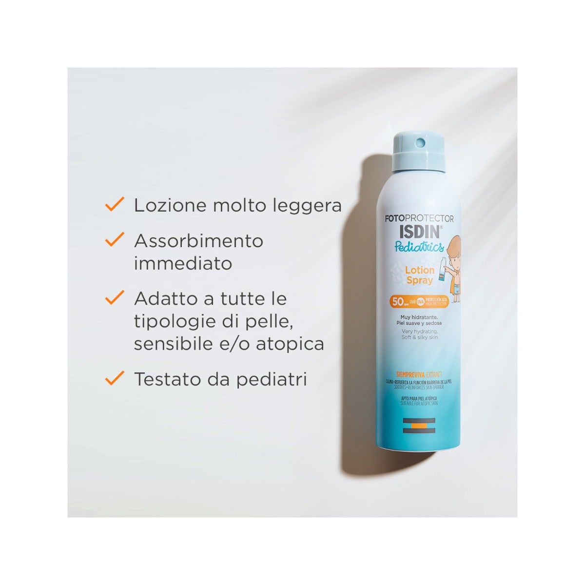 Isdin Fotoprotector Lotion Spray Pediatrics Corpo SPF50 250ml-5