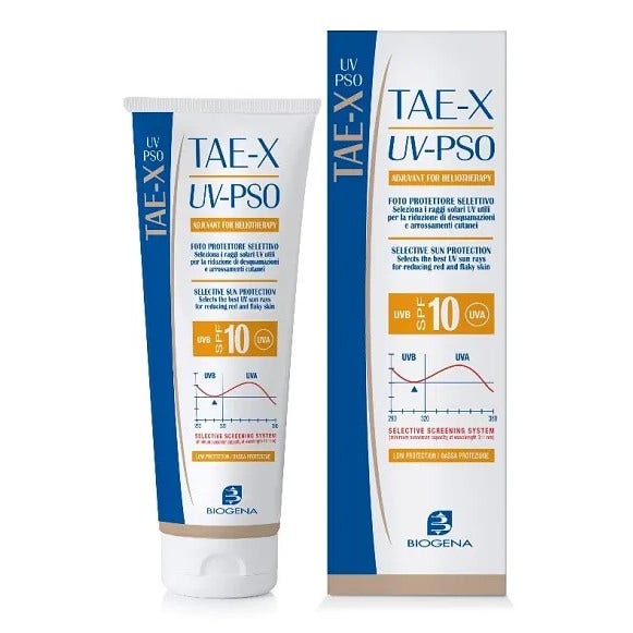 Biogena Tae X Uv PSO Fotoprotettore Solare Psioriasi 100ml-2