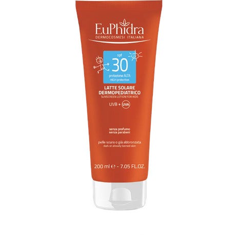 Euphidra Kaleido Uv System Latte Solare Dermopediatrico SPF30 200ml  - 1