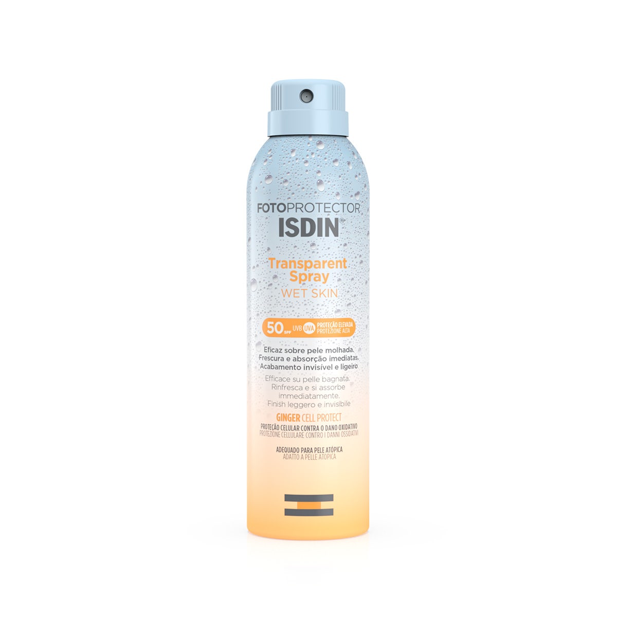 Isdin Fotoprotector Corpo Transparent Wet Skin SPF50 250ml-1