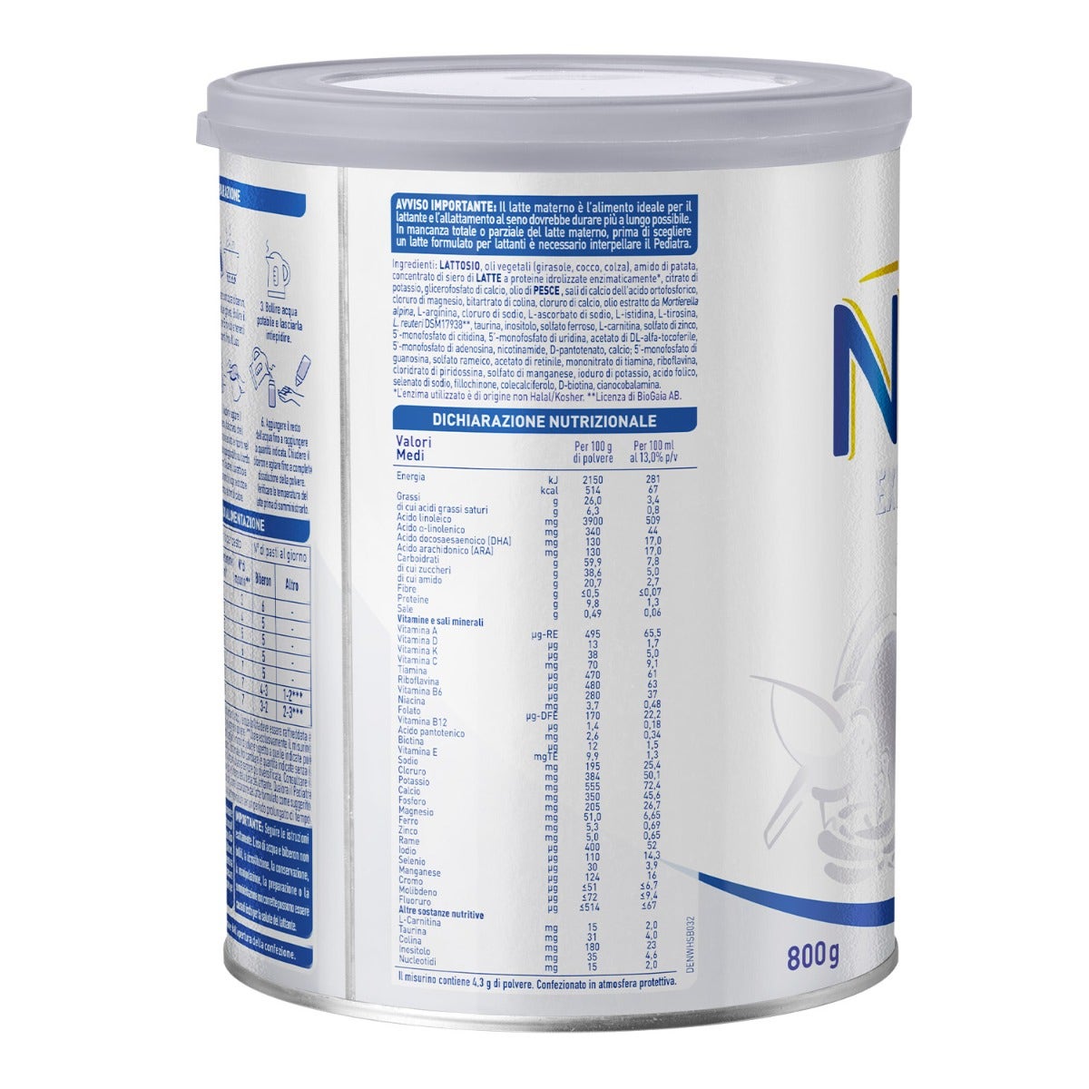 Nestlé Nan Expert Pro Ar Alimento a Fini Medici Speciali Latte Dalla Nascita in Polvere Latta 800g-5