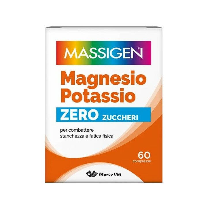 Massigen Magnesio E Potassio Senza Zucchero 60 Compresse-5