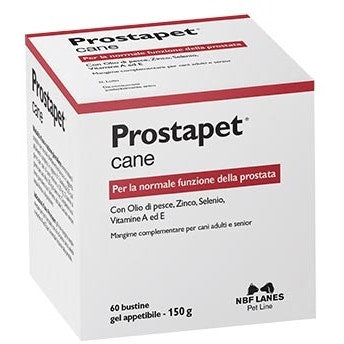 Nbf Lanes Prostapet Mangime Complementare In Gel Cane 60 Bustine   - 1