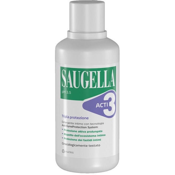 Saugella Acti3 Tripla Protezione Detergente Intimo 500ml-2