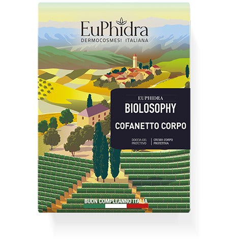 Euphidra Biolosophy Cofanetto Corpo Doccia Gel Protettivo 200ml + Crema Corpo Protettiva 150ml-0