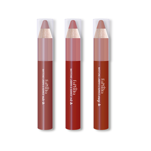 Euphidra Le Magnifiche Tre Mini Matitoni Labbra Nude/Red/Orange 02-2