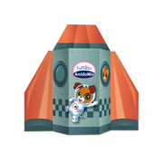 Euphidra Amido Mio L'astronave dei Cuccioli Dermodoccia 500ml + Shampoo 200ml + Crema 50ml-5