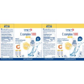 Longlife C Complex 1000 Fizz Limone 10 Compresse Effervescenti-2
