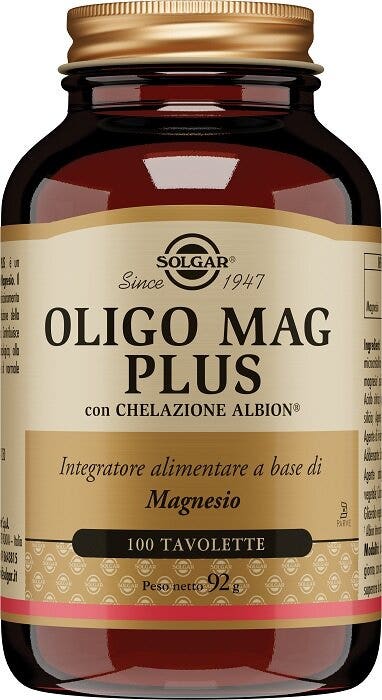 Solgar Oligo Mag Plus 100 Tavolette: Integratore Magnesio-3