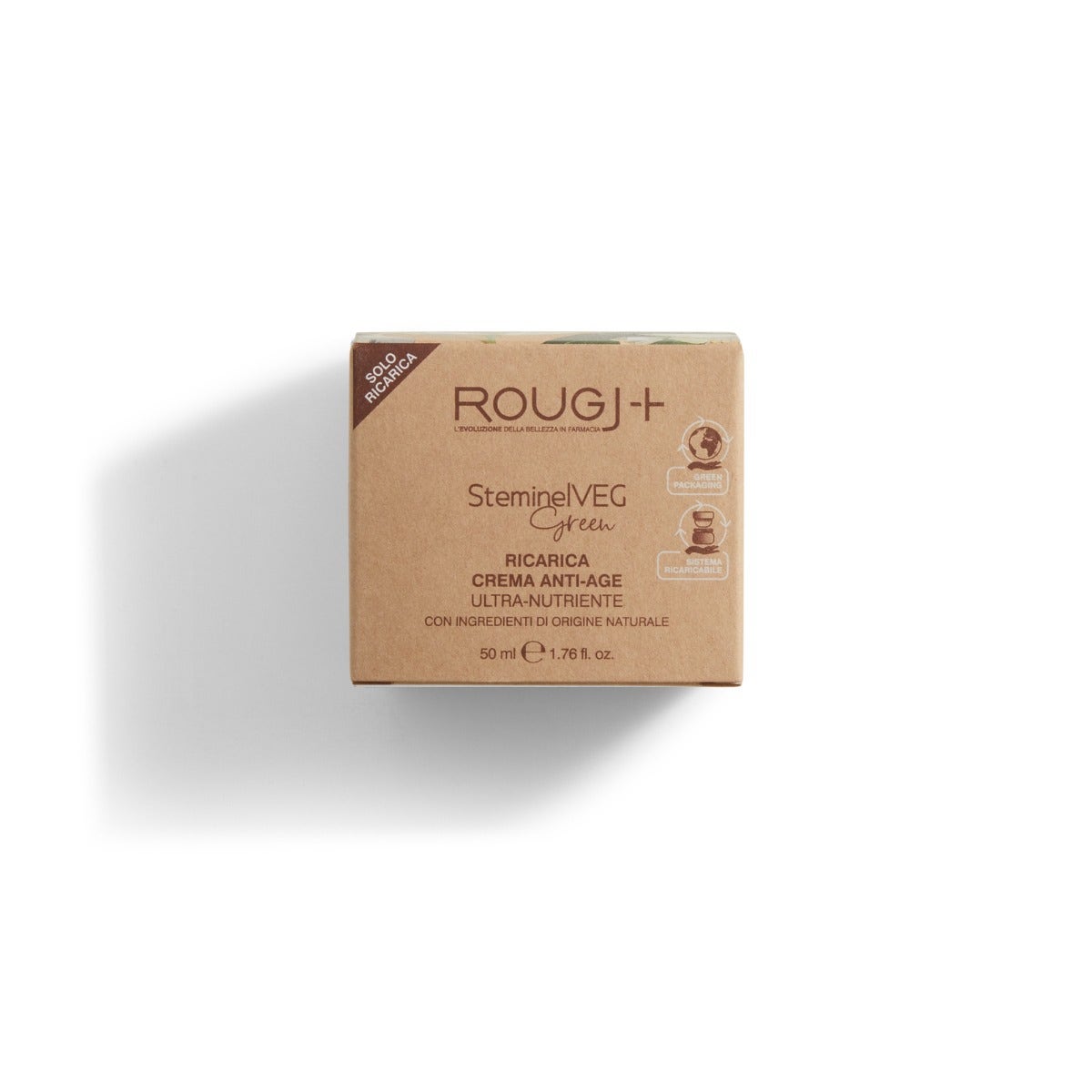 Rougj Crema Anti-Age Ultra-Nutriente Steminelveg Green Ricarica 50ml-3