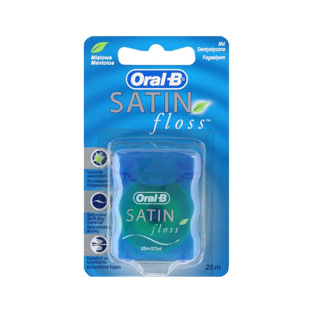 Filo Interdentale Alla Menta Satin Floss Oral-B 25 m   - 3