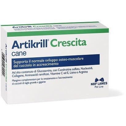 Artikrill Crescita Mangime Complementare Cane 30 Compresse-2