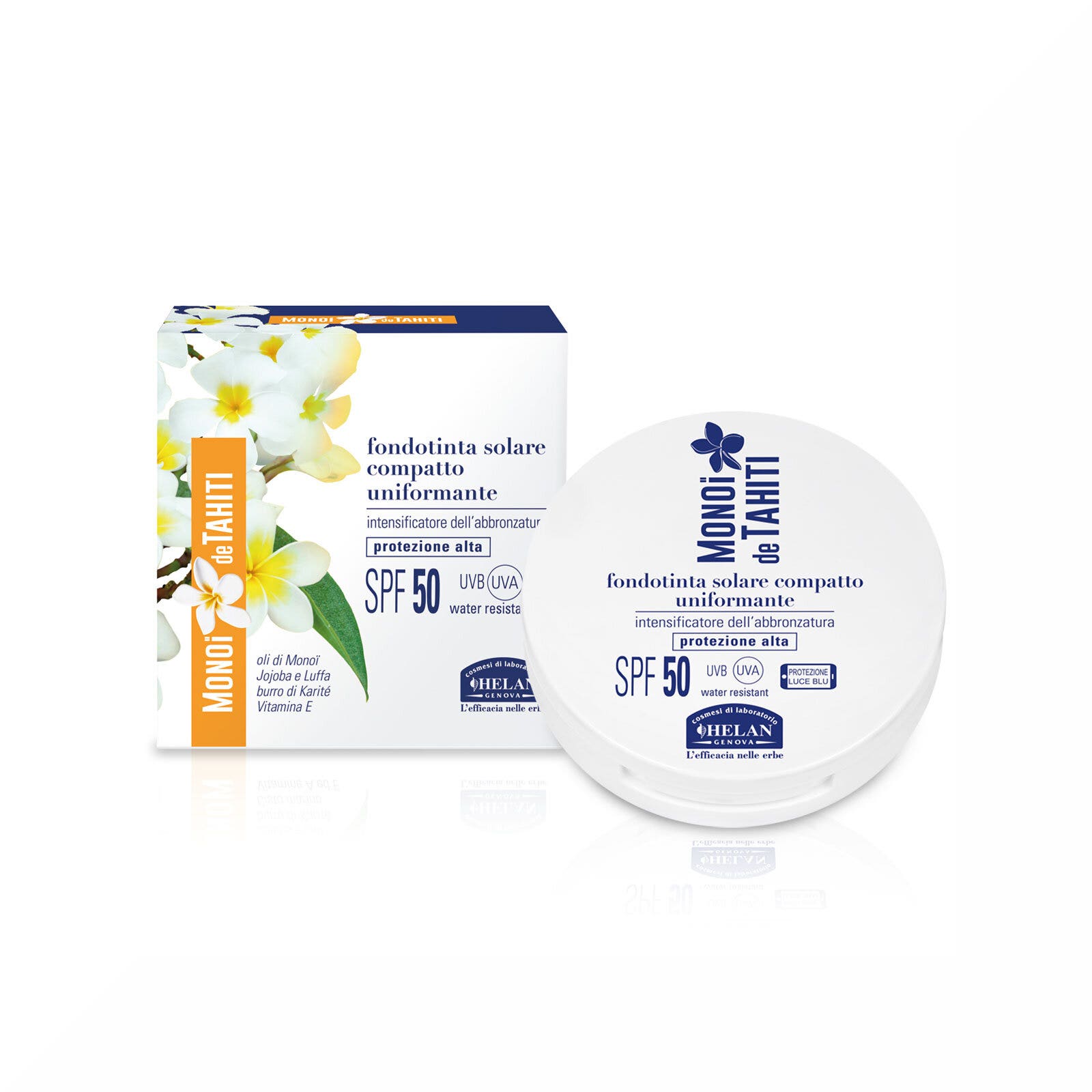 Helan Monoi De Tahiti Fondotinta Solare Compatto Uniformante Maitai SPF50-3