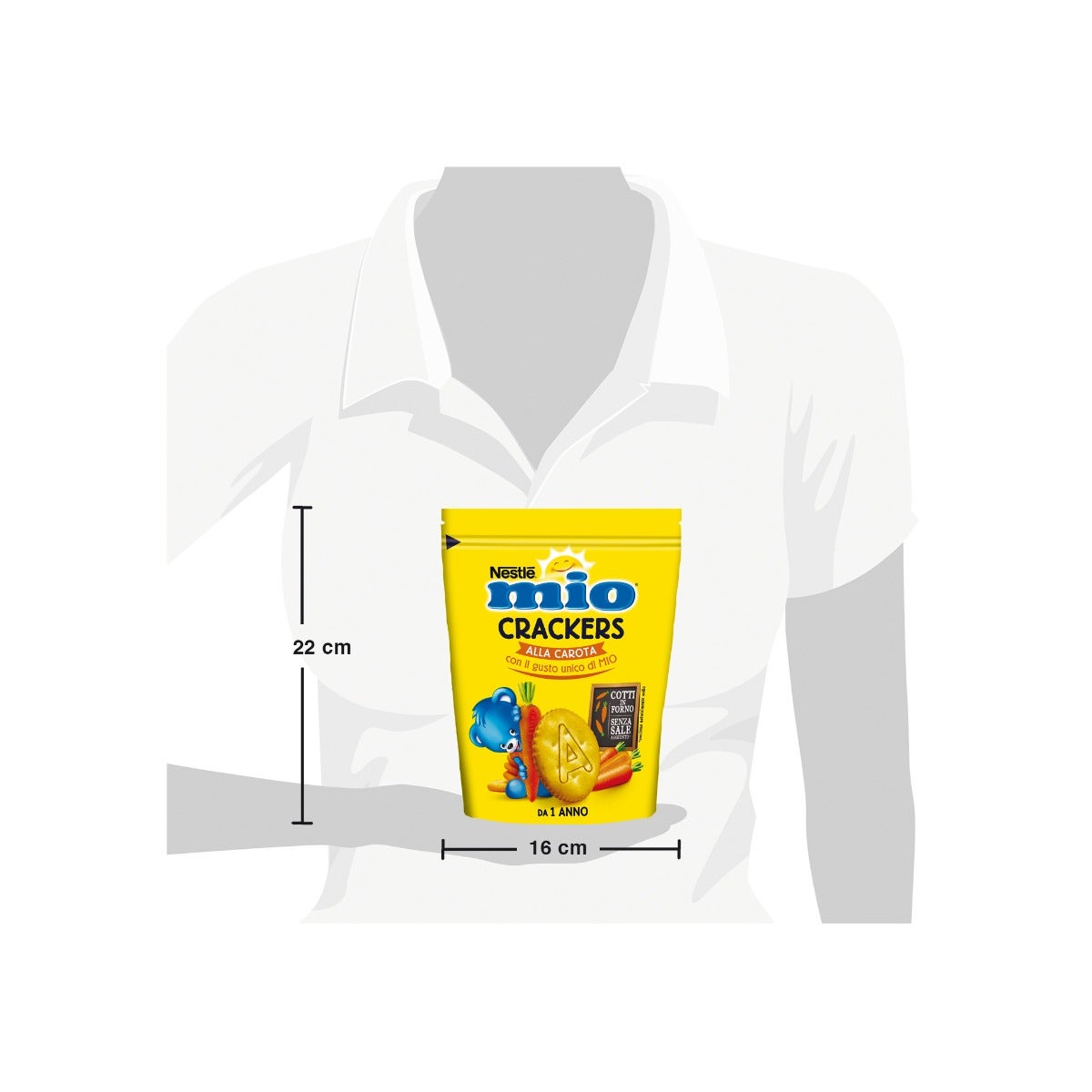 Nestlè Mio Crackers Alla Carota Da 12 Mesi Sacchetto 100g-5