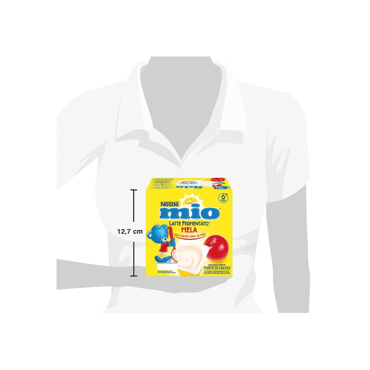 Nestlè Mio Merenda Latte Fermentato Mela 4 Vasetti Da 100g-5