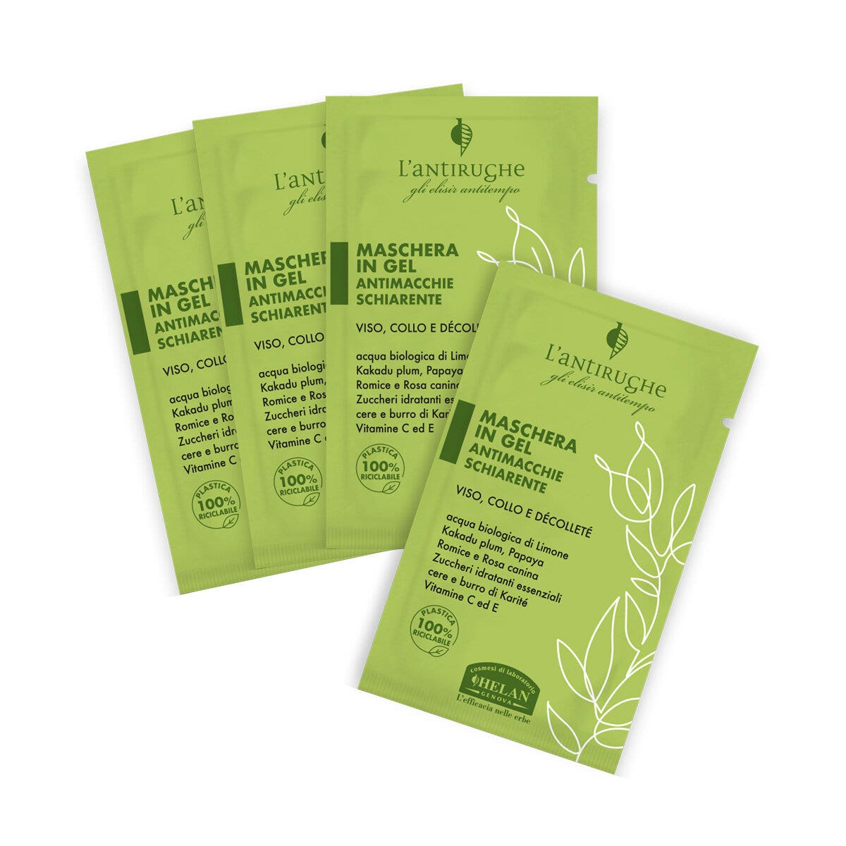 Helan L'Antirughe Maschera in Gel Antimacchie Schiarente 4x8ml-3