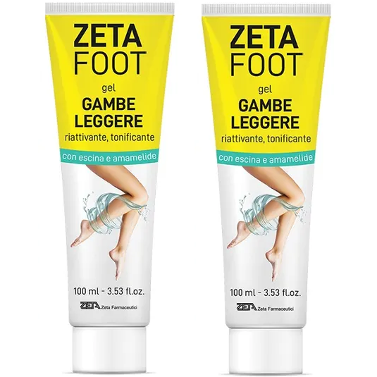 Zeta Foot Abbinata Gel Gambe Leggere 2x100ml-1