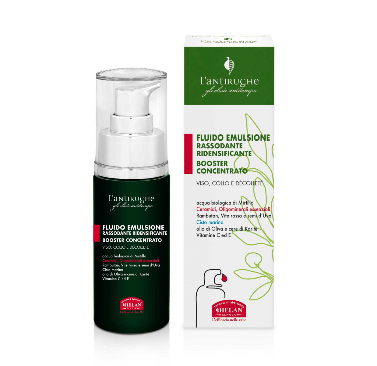 Helan Elisir Antitempo L' Antirughe Fluido Emulsione Rassodante E Ridensificante Viso 30ml-1