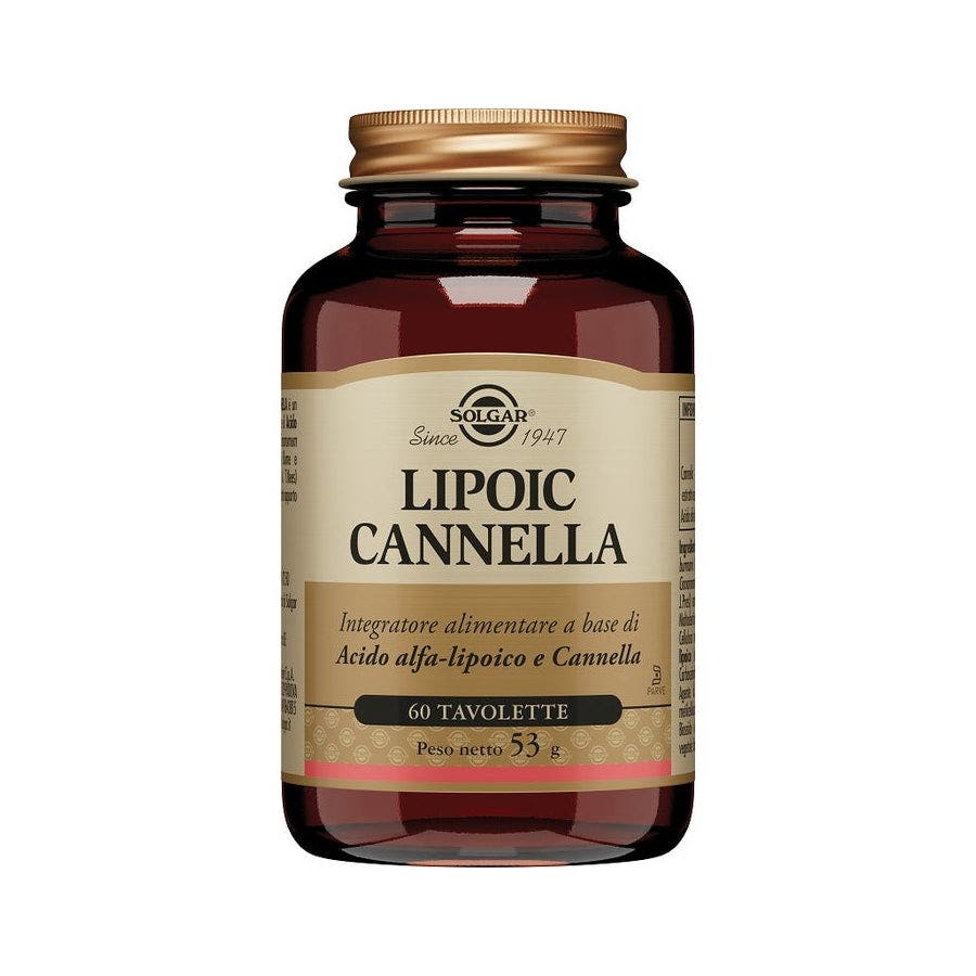 Solgar Lipoic Cannella 60 Tavolette-2