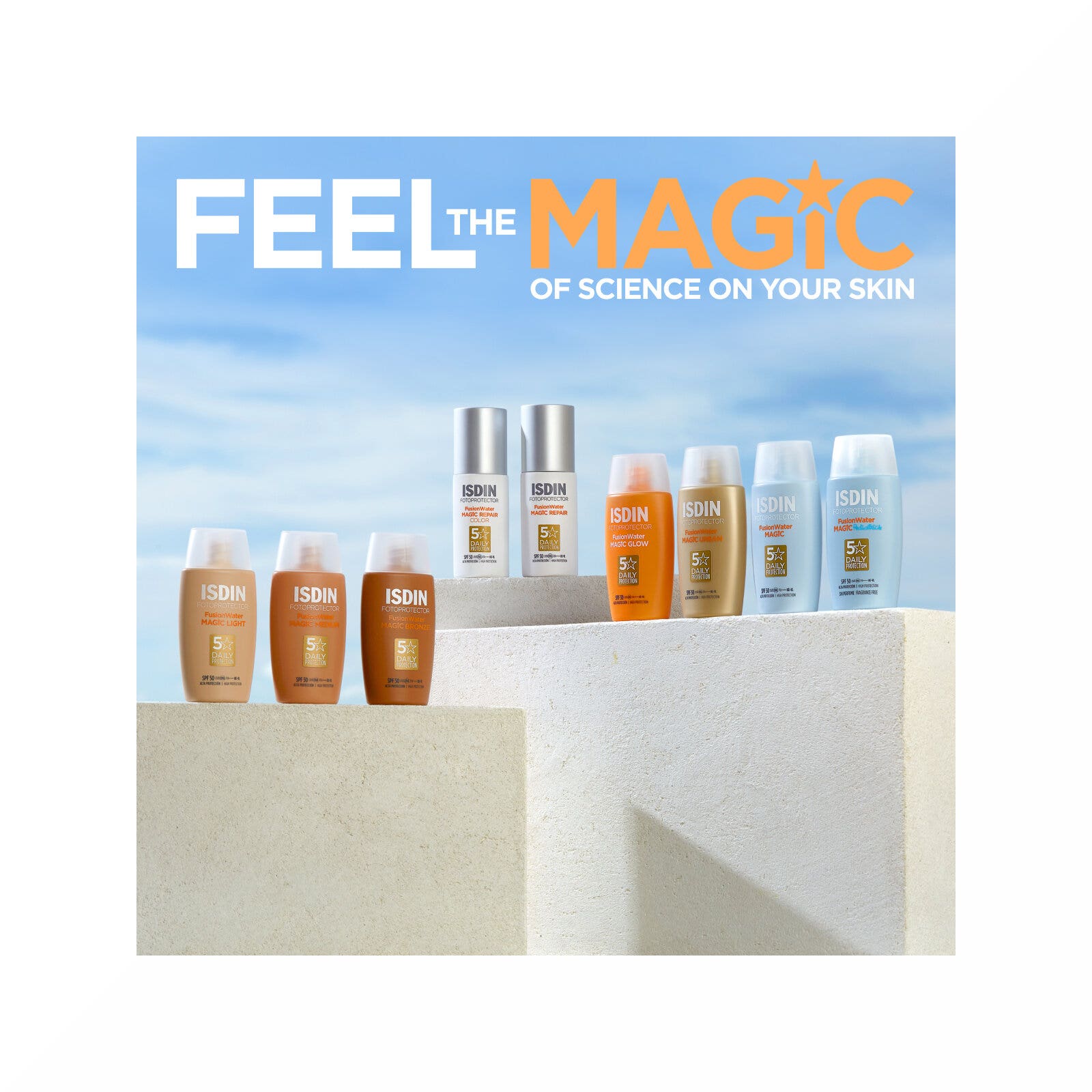 Isdin Fotoprotector Fusion Water Magic Repair 50ml SPF50-5