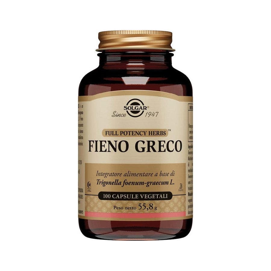 Solgar Fieno Greco 100 Capsule Vegetali-2