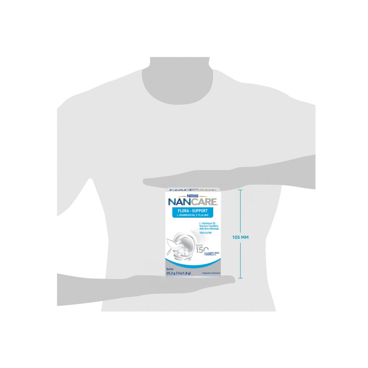 Nestlé Nancare Flora-support Integratore Alimentare Pediatrico Da 12 Mesi 14 Bustine Da 1,8g-10