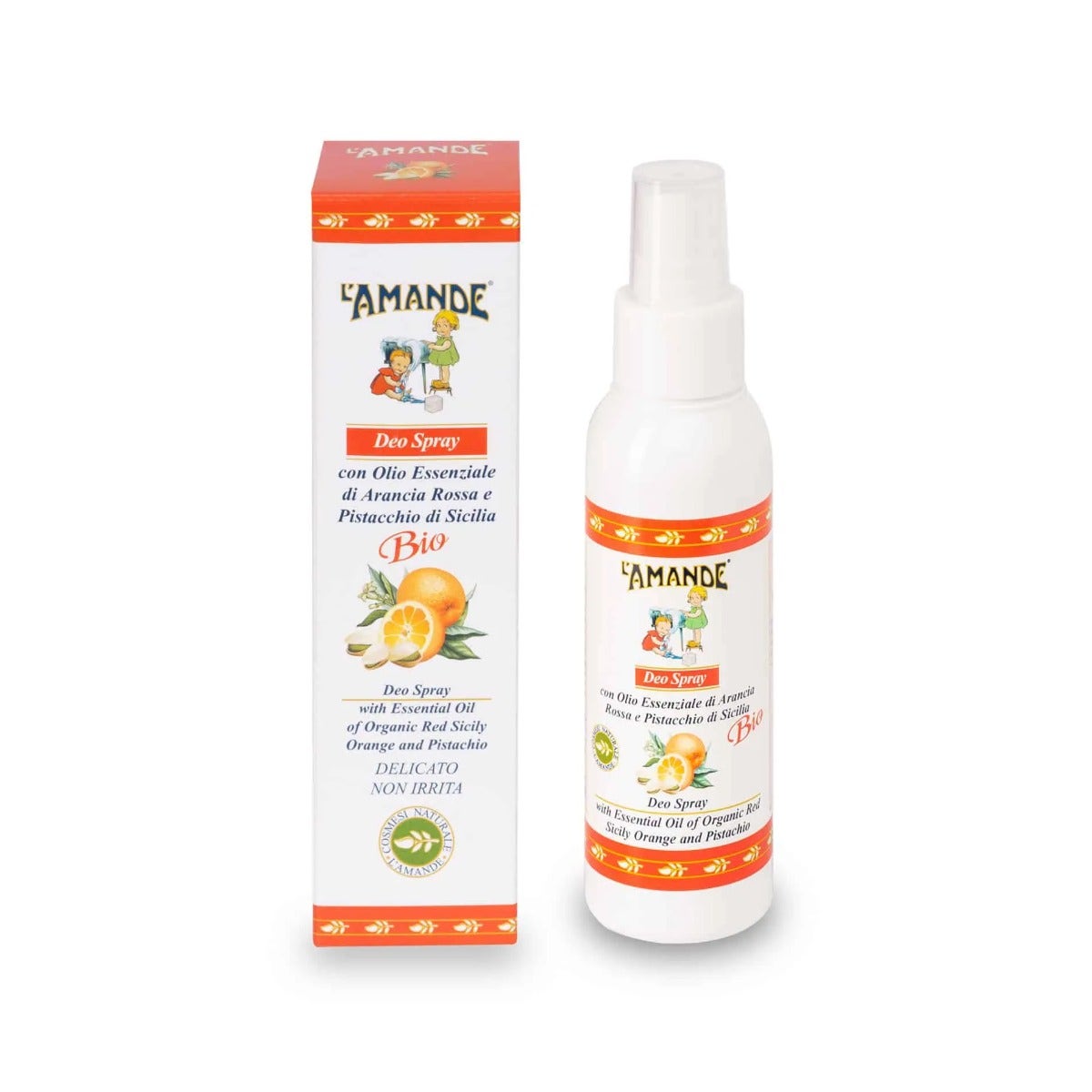 L'amande Deo Spray Arancia Rossa E Pistacchio di Sicilia 100ml-3