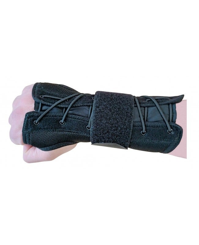 Orione Polsiera Steccata Ambidestra Colore Nero Misura Small 14-17cm-1