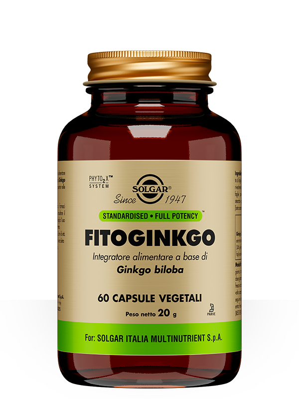 Solgar Fitoginkgo 60 Capsule Vegetali-2