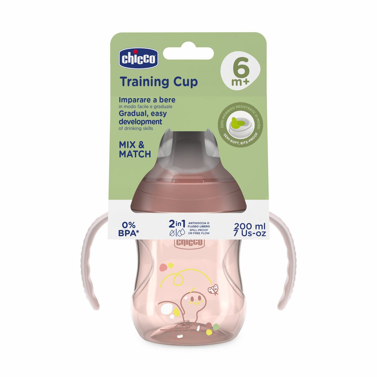 Chicco Tazza Training Colore Rosa 6m+