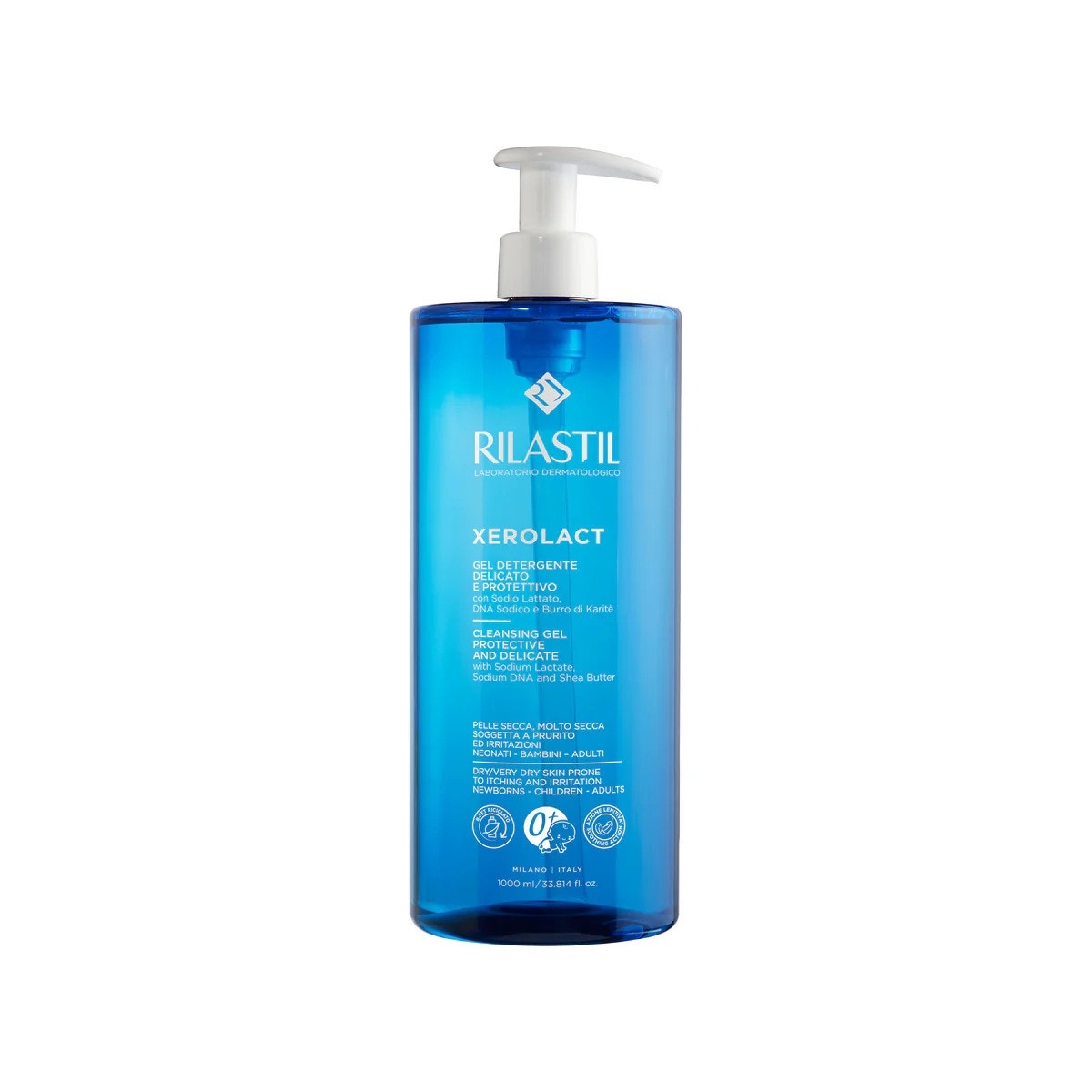 Rilastil Xerolact Gel Detergente 1000 ml-0