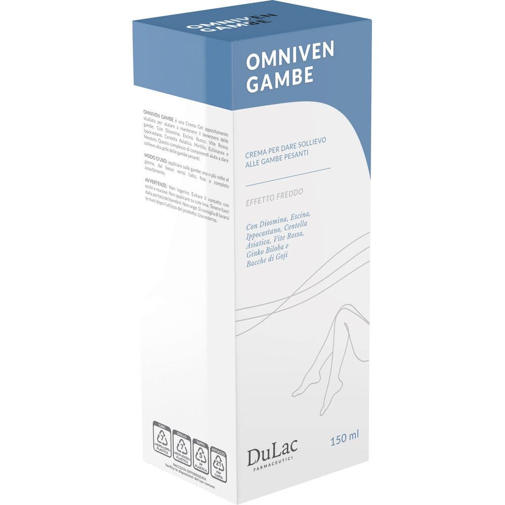 Omniven Gambe Crema Gonfiore E Pesantezza 150ml-1
