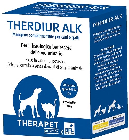 Therapet Therdiur Alk Mangime Complementare Per Cani E Gatti 20 Bustine-1