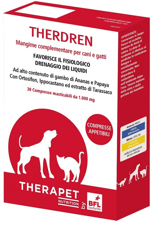 Therapet Therdren Mangime Complementare Per Cani E Gatti 20 Bustine-1