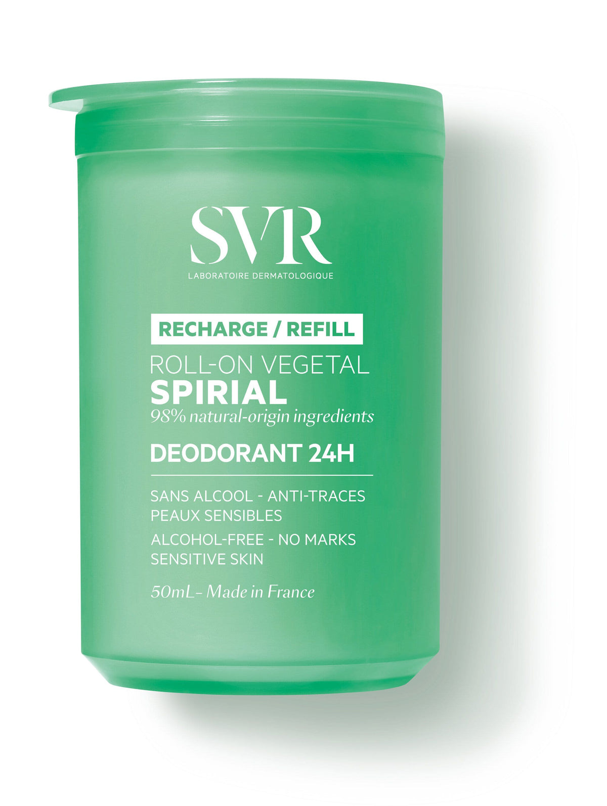SVR Spirial Deodorante 24H Roll-On Vegetal Refill 50ml-1