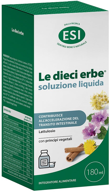 Esi Le Dieci Erbe Soluzione Liquida 180 ml