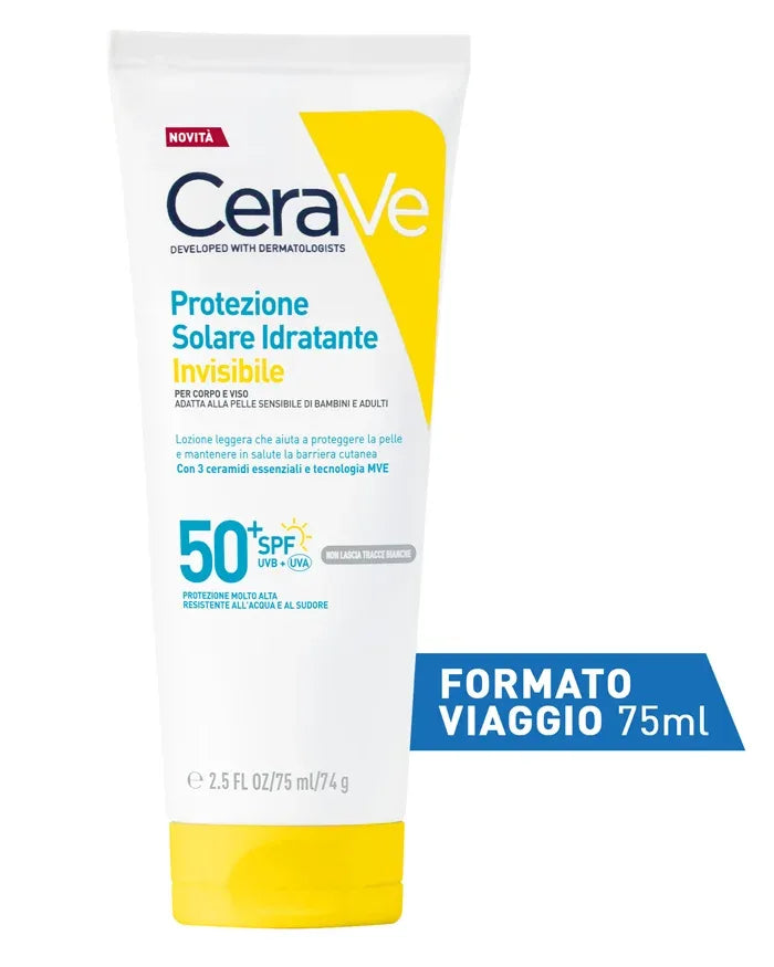 Cerave Protezione Solare Idratante Invisibile 75 ml SPF50+