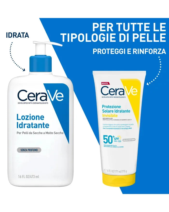 Cerave Protezione Solare Idratante Invisibile 75 ml SPF50+