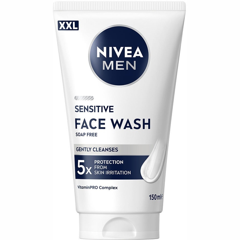 Nivea Men Sensitive Gel Detergente Viso Uomo XXL 150ml-1