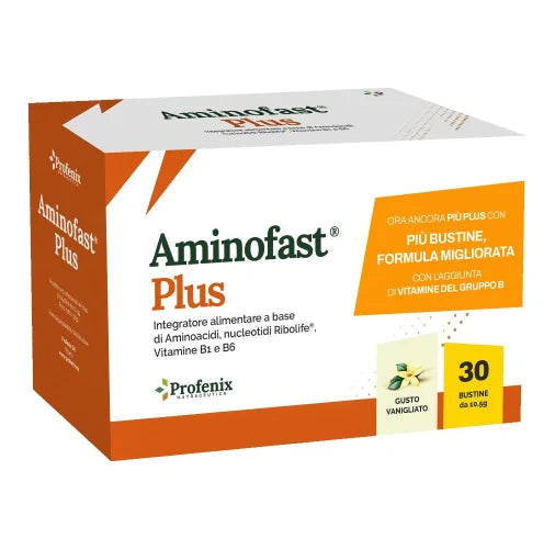Aminofast Plus 30 Bustine Gusto Vanigliato