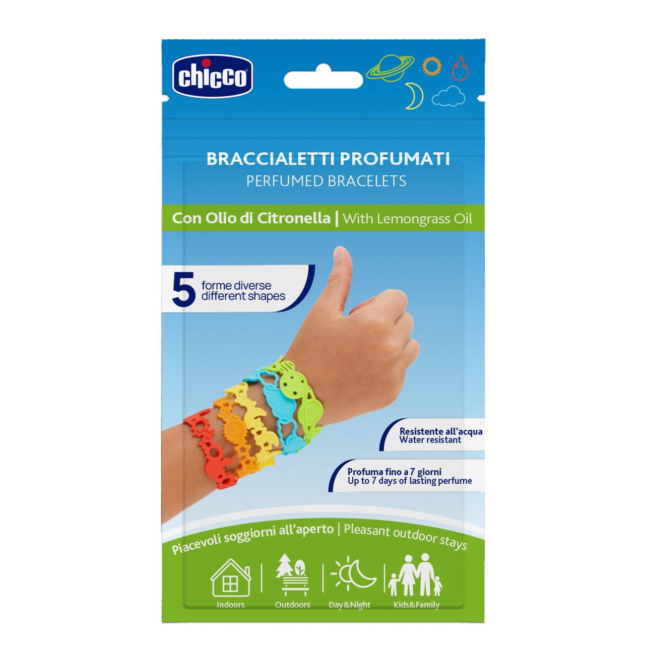 Chicco Braccialetti Profumati con Olio di Citronella