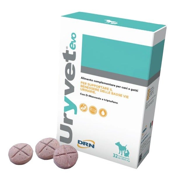Uryvet Evo 1500mg Mangime Complementare Per Cani e Gatti 32 Compresse-1