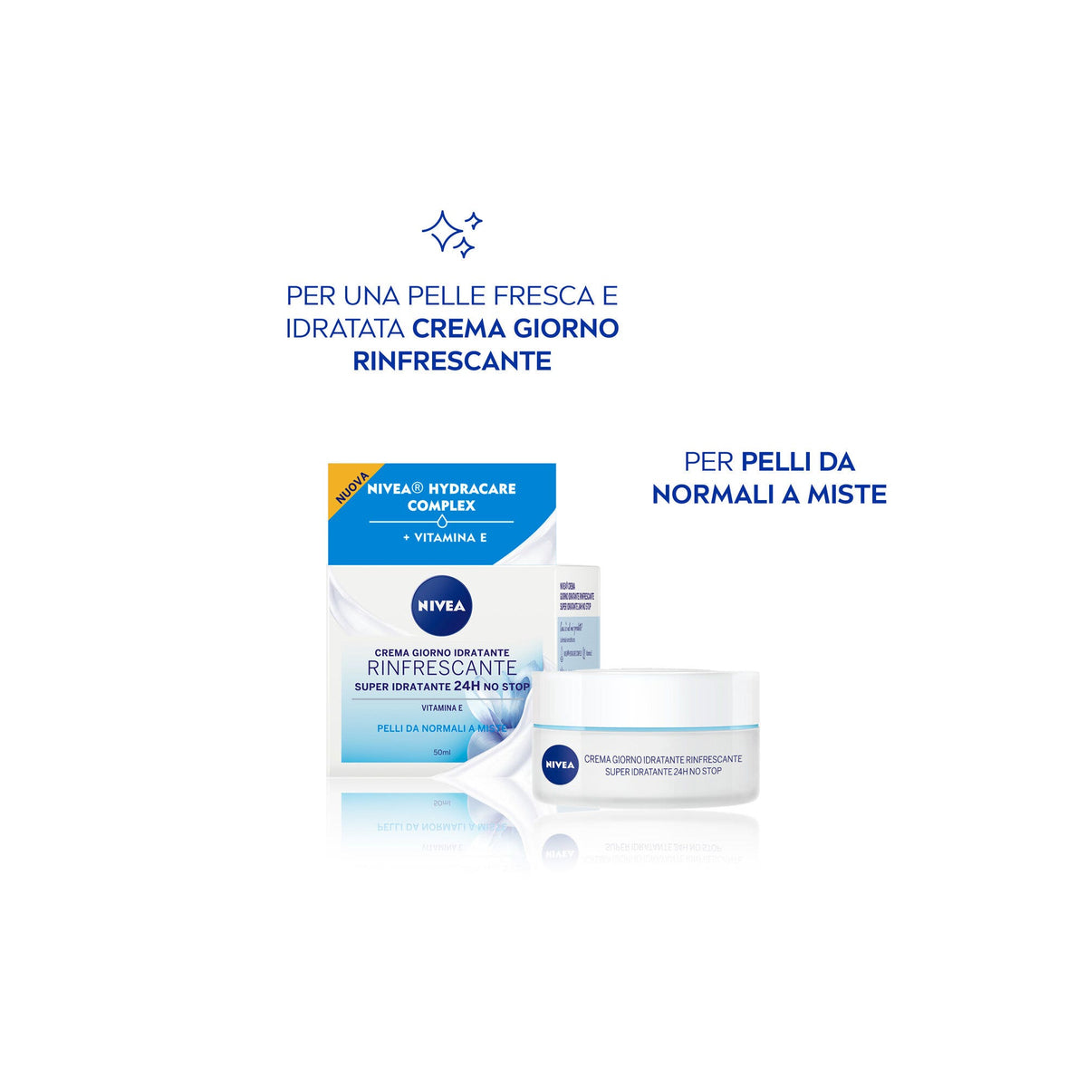 Nivea Crema Giorno Rinfrescante 24h Idratazione Spf15 50 ml Crema Viso Idratante E Rinfrescante-3