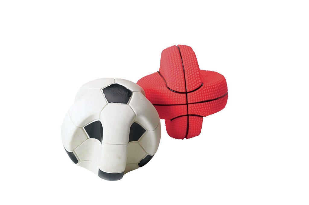 Camon Palla Vinile Calcio-Basket 15cm Per Cani -4