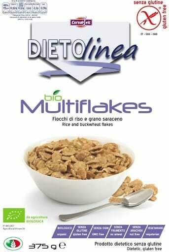 Cerealvit Dietolinea Multiflakes Bio 375g-1