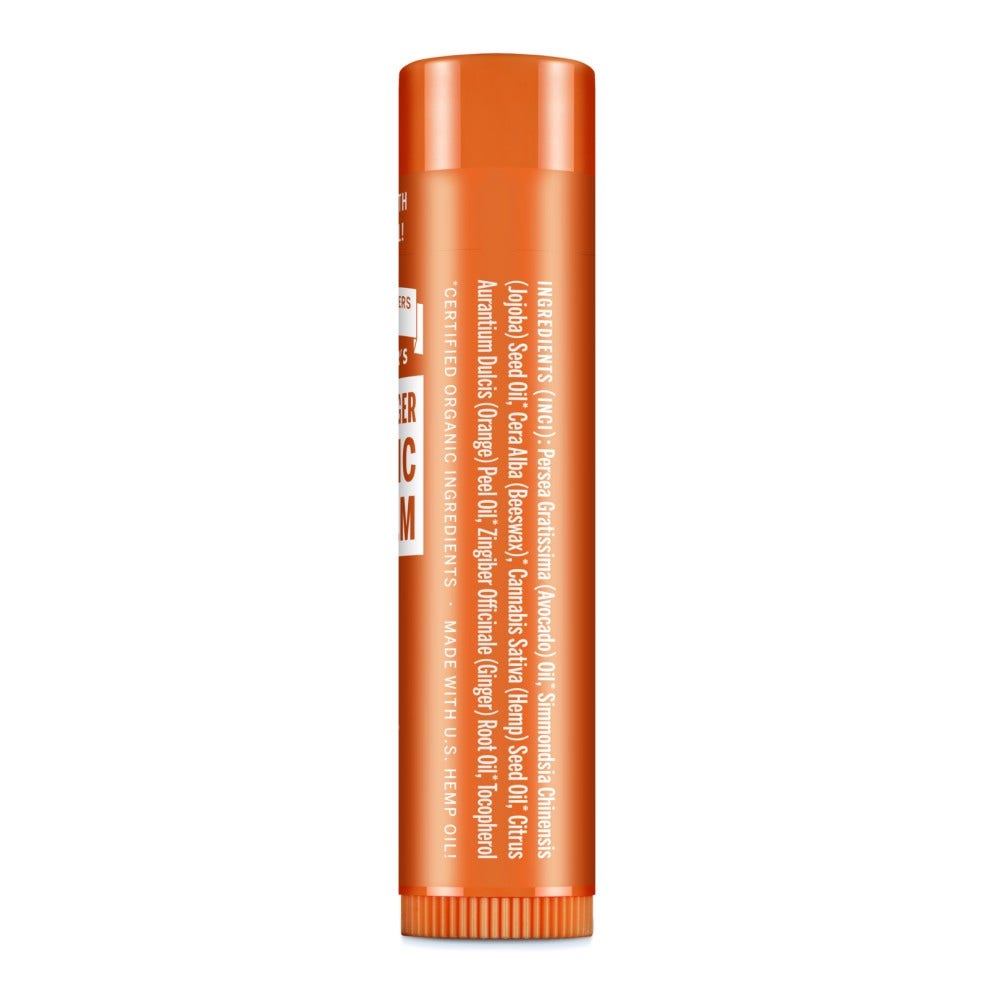Dr. Bronner's Balsamo Labbra Bio Arancia&Zenzero 4g-2